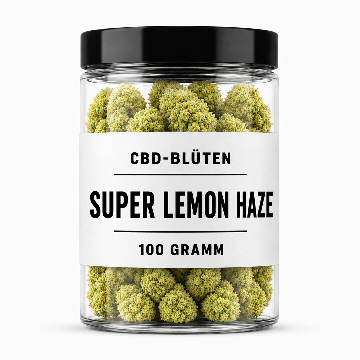 CBD-Blüten - SUPER LEMON HAZE - 100 GRAMM