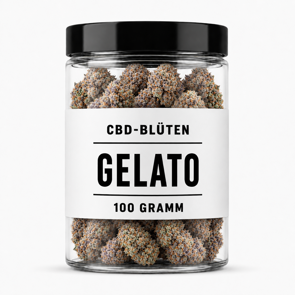 CBD-Blüten - GELATO - 100 GRAMM