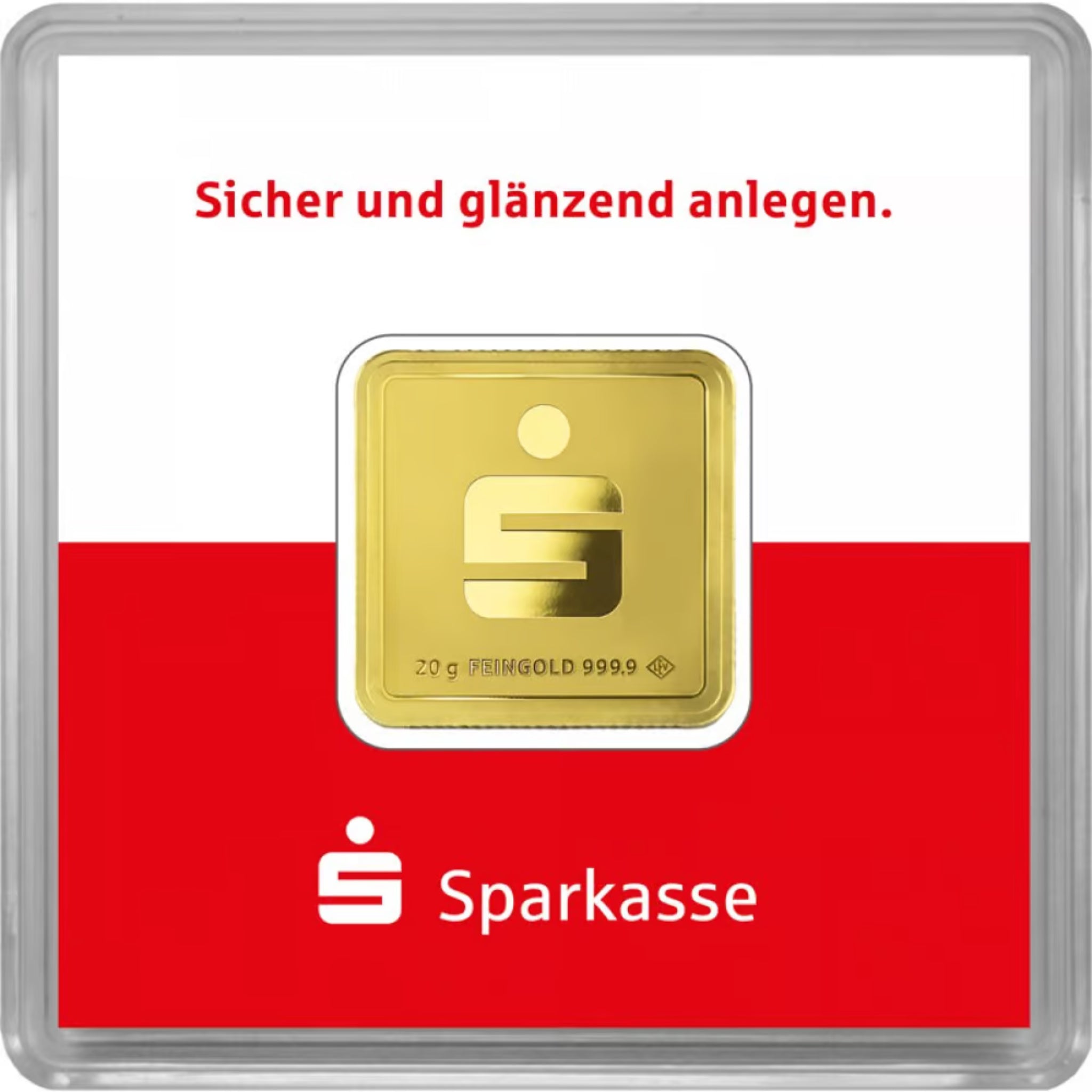 Goldbarren-Sparkasse - 20 GRAMM